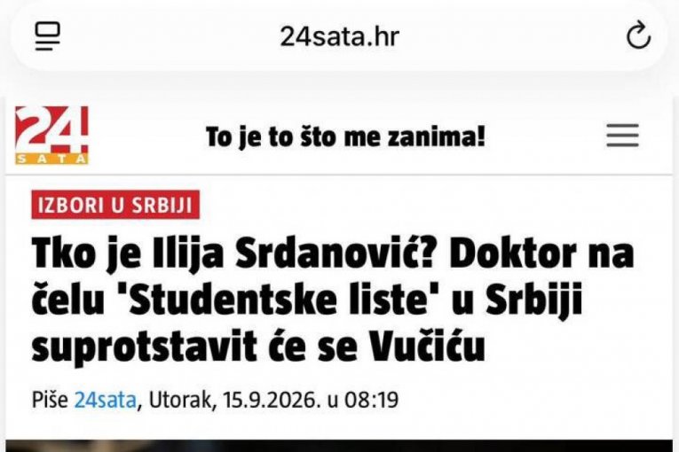 Hrvatski mediji krenuli su u otvorenu kampanju podrške Iliji Srdanoviću