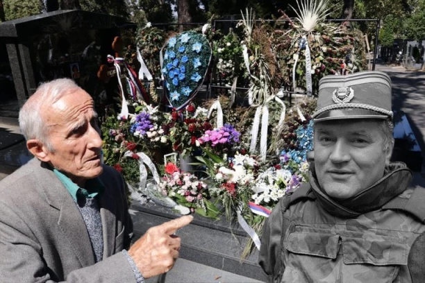 DO 40. DANA BIĆU SVAKI DAN OVDE! Vladimir Živković kraj Mladićevog groba: ZLO PRETI, mnogo je među mladima zavedenih da ne budu patriote (FOTO, VIDEO)