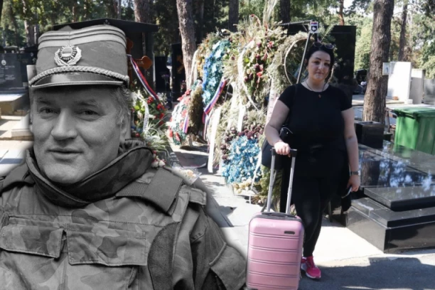 "NAŠA OBAVEZA JE DA DOĐEMO OVDE!" Ana Mršo u suzama pored groba Ratka Mladića: Sa razlogom uživa veliki ugled (FOTO, VIDEO)