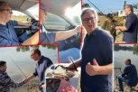 SAM SVOJ MAJSTOR! Vučić na Šalinačkom jezeru kod Smedereva - stigao sam vozeći automobil, pa zabacio udicu! (VIDEO)