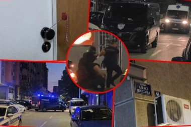 OVAKO JE UHAPŠEN OSUMNJIČENI ZA UBISTVO U NOVOM SADU! Mladića u donjem vešu policija izvela iz zgrade, komšije čule žestoku svađu majke i sina! (VIDEO)