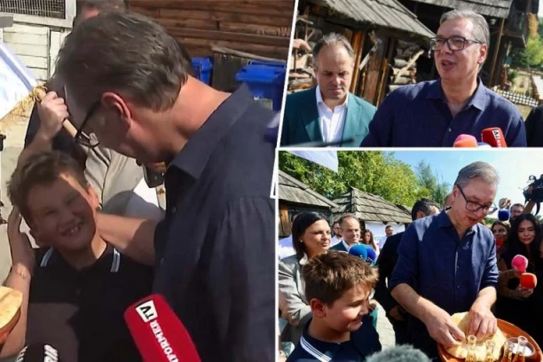 "ČEKAO JE PREDSEDNIKA PUNE TRI GODINE!" Vučić se u Velikoj Plani posebno pozdravio sa jednim dečakom - dirljive scene! (VIDEO)