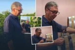 "OVAKO VREDNI I POSVEĆENI LJUDI DONOSE PROSPERITET!" Vučić posetu Podunavskom okrugu završio posetom porodici Madžić - SAM JUTROS KRENUO SVOJIM AUTOMOBILOM U OBILAZAK! (VIDEO)