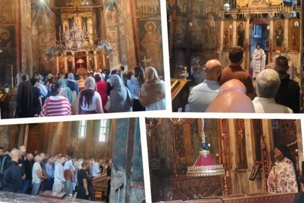 "RELIGIJA" NA LITURGIJI U VISOKIM DEČANIMA UOČI MALE GOSPOJINE: Iguman Sava Janjić poručio vernicima šta je najvažnije za isceljenje (FOTO, VIDEO)