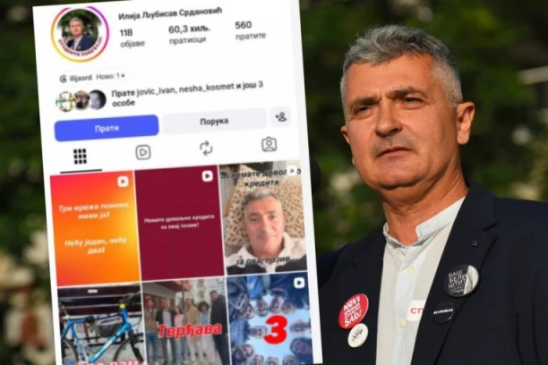 Priča o "gašenju" trajala svega nekoliko sati: Srdanović sam ugasio pa vratio Instagram - oni samo nižu LAŽI! (FOTO)