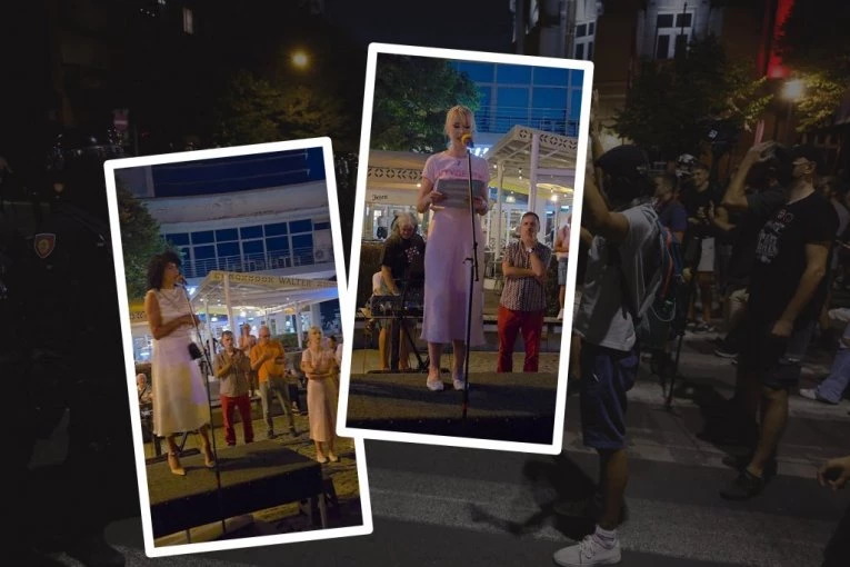 SKANDAL U KRALJEVU! Kandidatkinje s blokaderske liste Marija Mitrović i Jovana Jemović u klinču – OPŠTE RASULO I DEBAKL!