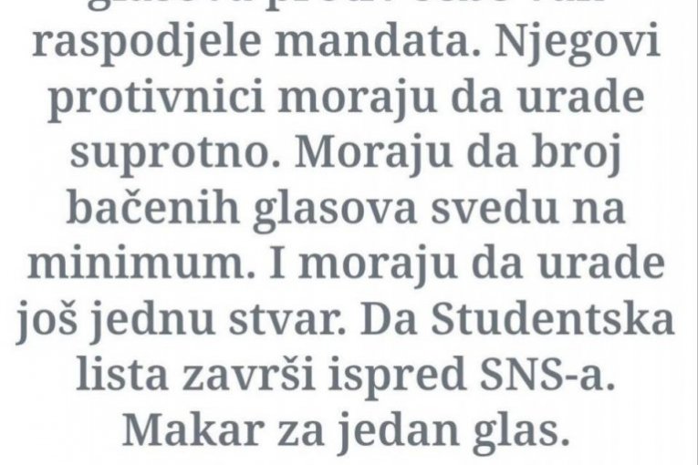 Tekst u Radaru