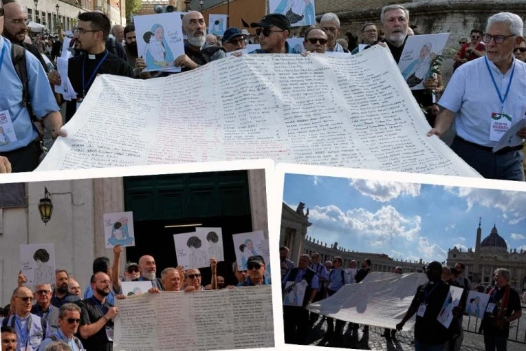 PROTESTI U VATIKANU: Sveštenici, monasi i monahinje izašli na ulice, evo šta traže (FOTO)