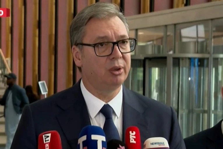 PREDSEDNIK VUČIĆ SE OBRAĆA IZ NJUJORKA