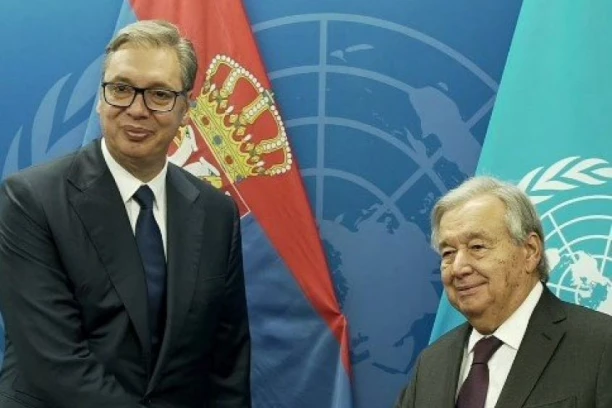 RAZGOVOR O OČUVANJU MIRA I BEZBEDNOSTI! Vučić se u Njujorku sastai sa Antoniom Guterešom! (VIDEO)