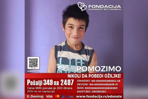 NIKOLU JE MAJKA POLILA KISELINOM, A POTOM SKOČILA SA NJIM SA TREĆEG SPRATA! Pomozimo mu slanjem 349 na 2407