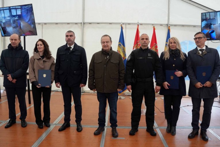 Dačić u Nastavnom centru „Mitrovo Polje“ na Goču