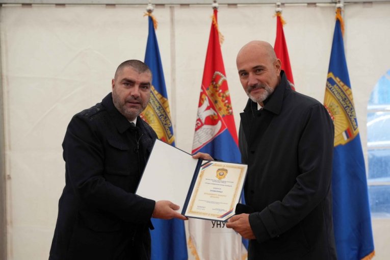Dačić u Nastavnom centru „Mitrovo Polje“ na Goču