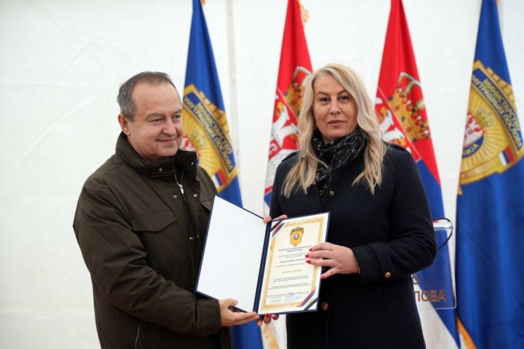 Dačić u Nastavnom centru „Mitrovo Polje“ na Goču