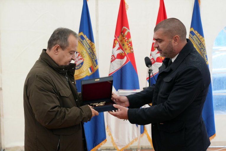 Dačić u Nastavnom centru „Mitrovo Polje“ na Goču