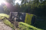 AUTOBUS SLETEO SA PUTA I SURVAO SE U KANAL! Policija traga za vozačem