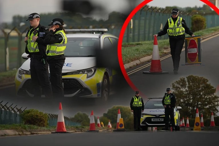 ŠTA SE DEŠAVA KOD VOJNE BAZE?! Uhapšeno VIŠE osoba, veliki broj ljudi EVAKUISAN, procurile prve fotografije: Oglasio se i Tramp! (FOTO, VIDEO)