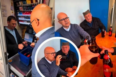 'Ajde da mi nazdravimo, mnogo je toga urađeno! Vučević obrnuo turu meštanima na Pešteru! (VIDEO)