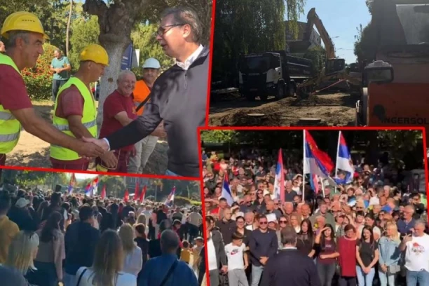 "ŽIVOT DAJE, GLAVU DAJE, AL' NA DUEL I DEBATU NI ZA ŽIVU GLAVU" Vučić u Velikom Gradištu: Kao da krokodili i ajkule iskaču tamo u studiju
