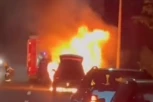 DRAMA KOD ZLATIBORA! Zapalio se automobil na magistrali, vatrogasci-spasioci na terenu (VIDEO)