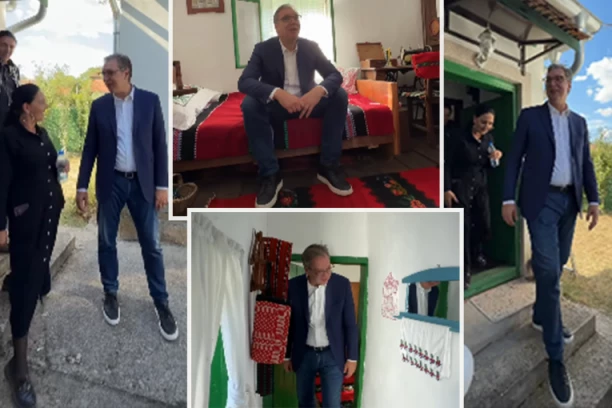 VUČIĆ OBIŠAO ETNO-DOMAĆINSTVO IVKOVIĆ: "Duh nekadašnje Srbije, s ljubavlju čuvaju dragoceno nasleđe!" (VIDEO)