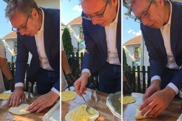 "KAKO SE IZGOVARA - ONI NAJBOLJE ZNAJU": Vučić podelio video kako pravi tradicionalno vlaško jelo