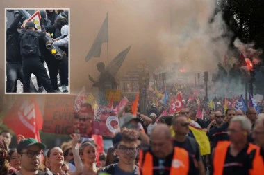 FRANCUSKA GORI! 625 UHAPŠENO, 199 POVREĐENO: Učenici blokiraju škole, ŽESTOKI sukobi s policijom širom zemlje! (FOTO, VIDEO)