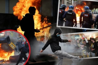 SITUACIJA U FRANCUSKOJ IZMIČE KONTROLI! Direktora škole POLILI BENZINOM, đaci blokiraju zemlju - DRAMATIČNI SNIMCI NEREDA! (FOTO, VIDEO)
