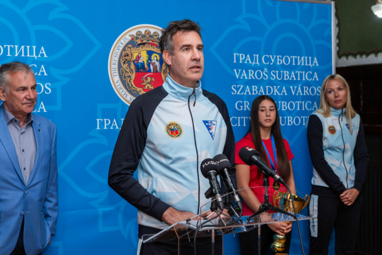 Gradonačelnik Subotice Stevan Bakić sastao se danas, u Gradskoj kući, sa Lanom Virc