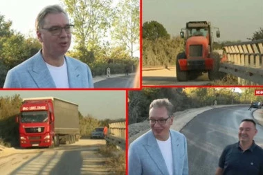 VUČIĆ STIGAO U SREMSKU MITROVICU Dočekao ga ogroman broj ljudi: "Hvala na divnom dočeku i na podršci!" Masa uzvikuje "Aco, Srbine"