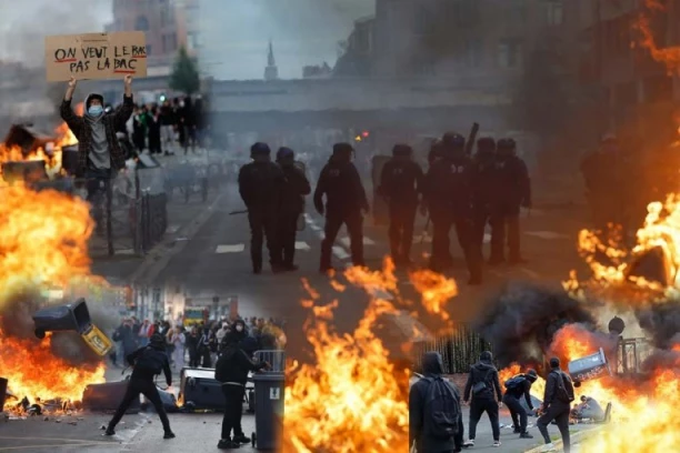 HAOS U FRANCUSKOJ! Oko 200 škola zatvoreno zbog protesta srednjoškolaca