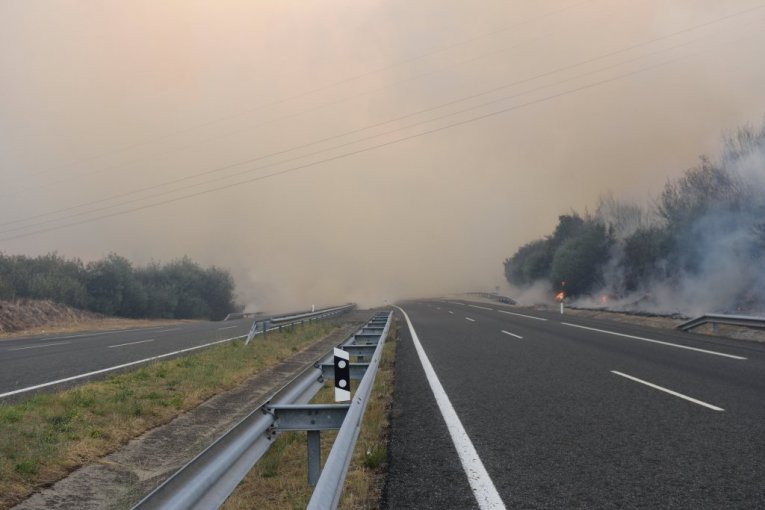 Dimna zavesa na auto-putu