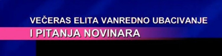NAJVAŽNIJE VANREDNO UBACIVANJE U "ELITU" DO SADA! Voditelj zaustavio program na Pinku, pa najavio "BOMBU", ovo sigurno niste očekivali!