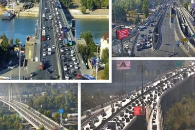 VOZAČI NAORUŽAJTE SE STRPLJENJEM! Saobraćajni kolaps u Beogradu, evo gde su NAJVEĆE GUŽVE! (FOTO)