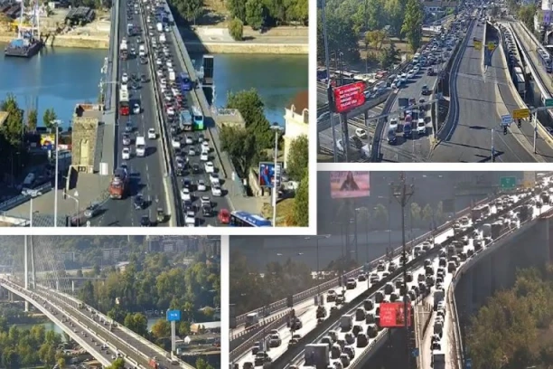 VOZAČI NAORUŽAJTE SE STRPLJENJEM! Saobraćajni kolaps u Beogradu, evo gde su NAJVEĆE GUŽVE! (FOTO)
