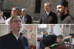 VUČIĆ U MANASTIRU MANASIJA: U poseti velikoj svetinji: Ulaganje u veru, mir i ljubav, i nacionalnu tradiciju, u ono što su naše vrednosti, to je najvažnije