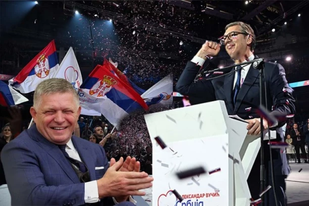 BRAT FICO U ARENI ZA UJEDINJENU SRBIJU! Čitajte u Srpskom telegrafu!