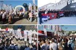 ARENA SE PUNI DO POSLEDNJEG MESTA! Građani u velikom broju pristižu na skup "Ujedinjena Srbija", zastave i baloni preplavili plato! (FOTO, VIDEO)