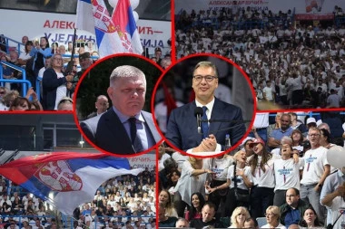 DO POBEDE, ALEKSANDRE! Ficove reči odjekuju Arenom: Kada je u pitanju Kosovo, nikada vas nećemo izneveriti!