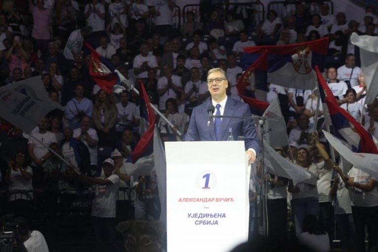 Vučić u Areni