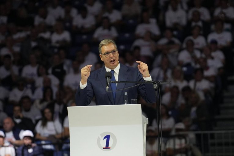 Aleksandar Vučić u Areni