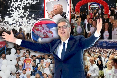 "DA IH POBEDIMO I TO UBEDLJIVO, HVALA VAM NA SVEMU" Ovo su MOĆNE reči Aleksandra Vučića posle veličanstvenog skupa u Areni - poruka pred izbore koju ZNA CELA SRBIJA! (FOTO, VIDEO)