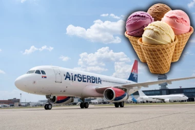 SLADOLED KOJI ĆE ODUŠEVITI SRBE: Er Srbija u biznis klasu uvela OVU poslasticu