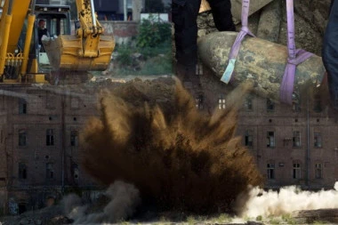 ODJEKNULA DETONACIJA U CENTRU BEOGRADA! Uništena bomba iz Drugog svetskog rata pronađena u Poenkareovoj! (FOTO, VIDEO)