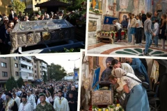 DIRLJIVE SCENE KOJE SE U SRBIJI RETKO VIĐAJU: Vernici iz svih krajeva hrle u Kraljevo, kolone čekaju u tišini da se poklone moštima majke Svetog Save (FOTO)