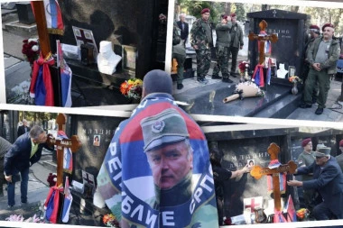 NAROD PRISTIŽE NA POMEN RATKU MLADIĆU! Danas se navršava 40 dana od smrti generala: Duhovnik porodice služi opelo, stigli veterani i „crvene beretke“ (FOTO, VIDEO)