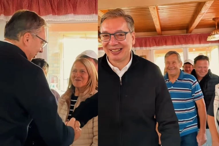 "LEPI STE, U PRAVOM ŽIVOTU, BAŠ STE LEPI..." Vučića nijedan politički protivnik ne može da zbuni, ali ga je ovaj kompliment zatekao! (VIDEO)