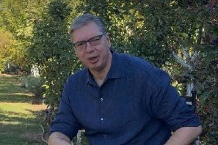 Vučić s kamenom za kupus