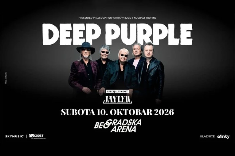 OVOG VIKENDA ROK LEGENDE STIŽU U BEOGRAD - Deep Purple u Beogradskoj arena 10. oktobra