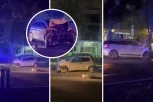 TEŽAK SUDAR U BULEVARU ZORANA ĐINĐIĆA! Automobili uništeni, delovi rasuti po putu! (VIDEO)